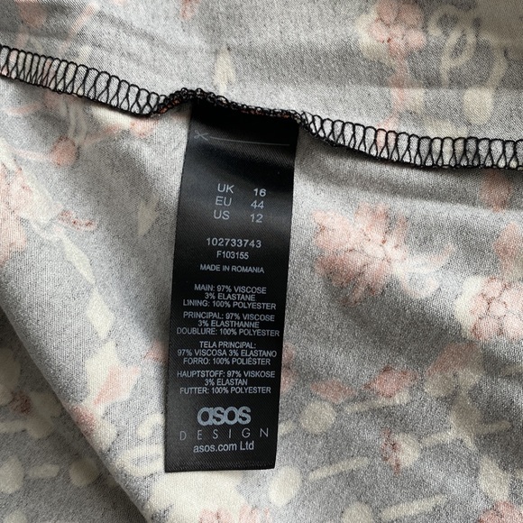 NWOT - One shoulder tiered maxi dress - Picture 8 of 8